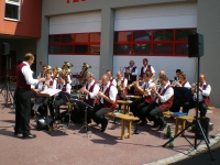 Fr�hschoppen beim Markt